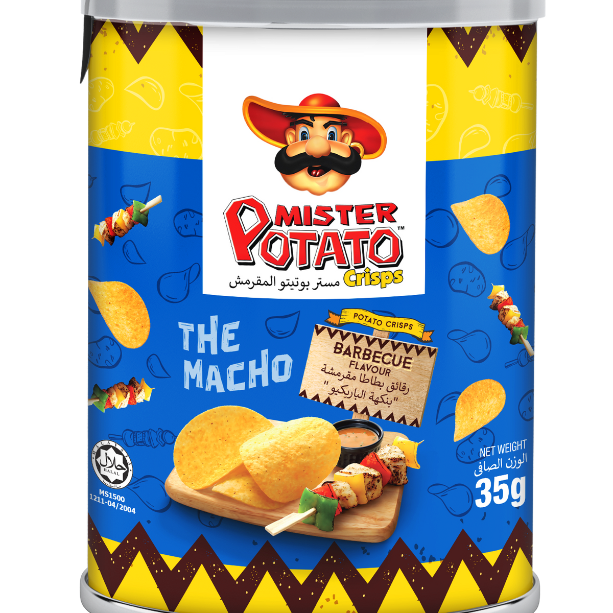 Mister Potato Crisps 1x20x35G – Arabian Organics