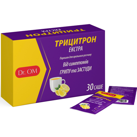 Dr.OM TRICITRON EXTRA, soluble powder, sachet №30
