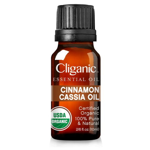 Cliganic Organic Cinnamon Cassia Oil, 10ml