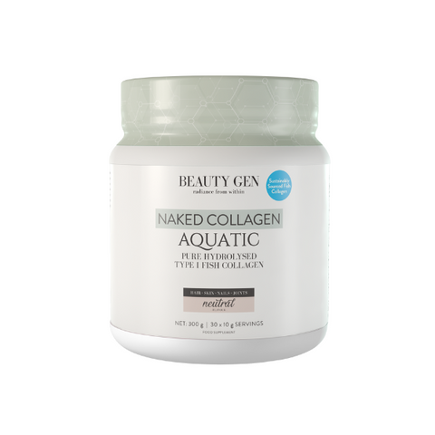 Beauty Gen, Naked Collagen Aquatic Fish Collagen, 300 g
