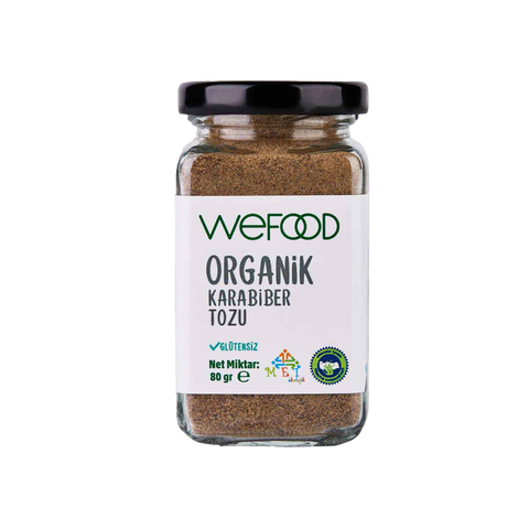 Wefood Organic Black Pepper Powder 80 gr