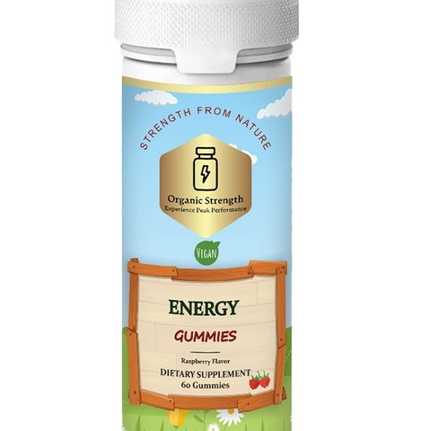 Energy Gummies - Raspberry Flavor