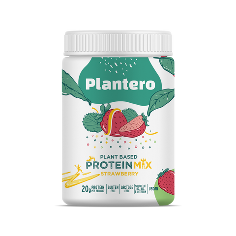Plantero Strawberry Protein Isolate Blend ™ Supergreens Mix Vitamins