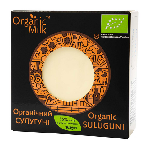 Organic brine cheese Suluguni, fat content 35%, 165g