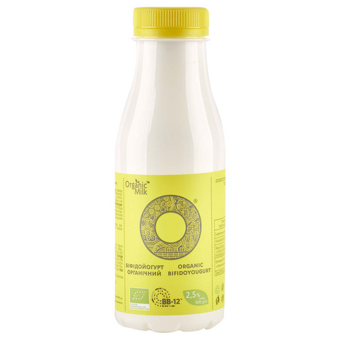 Organic drinking bifidoyogurt, fat content 2,5%, 300g