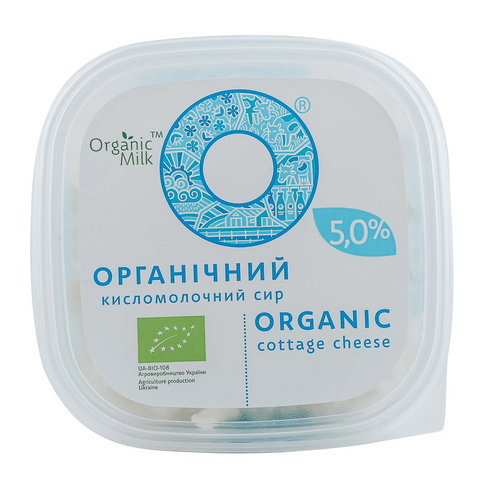 Organic cottage cheese, fat content 5.0 %, 300g