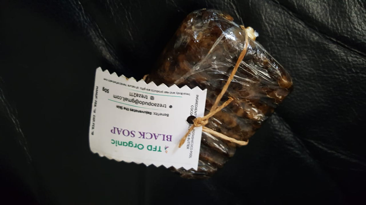 TFD Organic African Black soap 50gms Arabian Organics