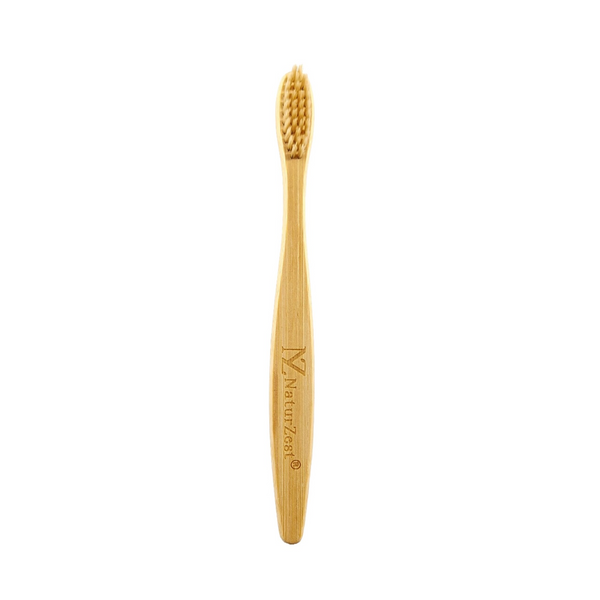 NaturZest Bamboo Toothbrush – Kids – C Handle