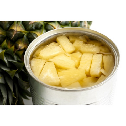 Organic Pineapple Chunk In Pineapple Juice In Can