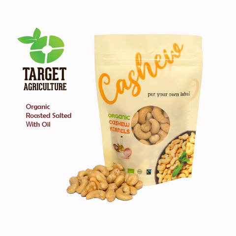Vietnam Organic Roasted Salted Cashew Kernels with oil