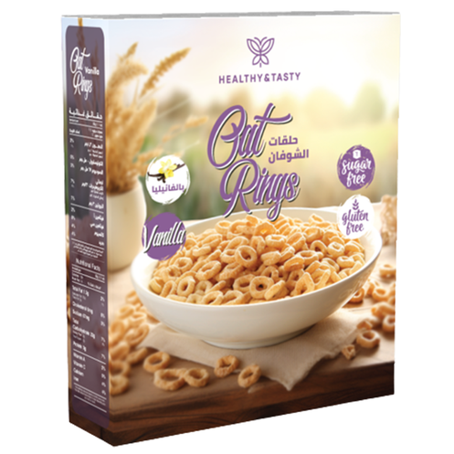 Ring Oatmeal Vanilla Oat Rings breakfast cereal snack sugar free gluten free ...