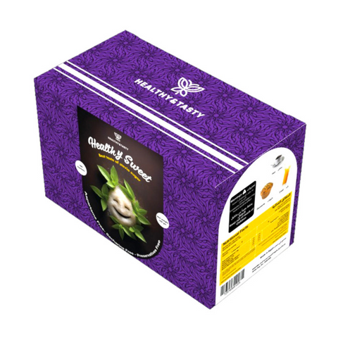 Stevia Natural Sweetener Powder from Stevia Leaves, Zero Calorie - 150g (100 Sachets X 1.5g)