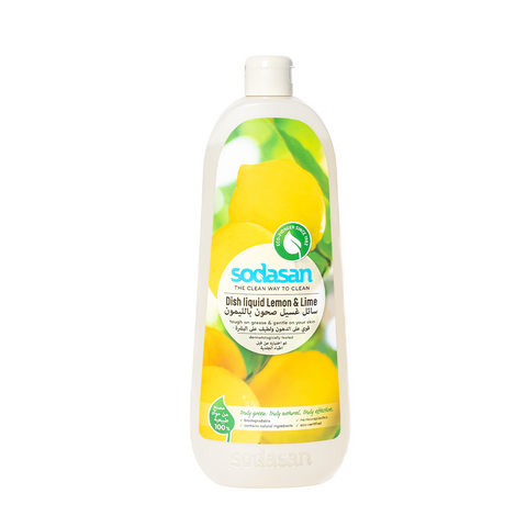 Dish Liquid Lemon and Lime 1L, 100% Natural ingredients