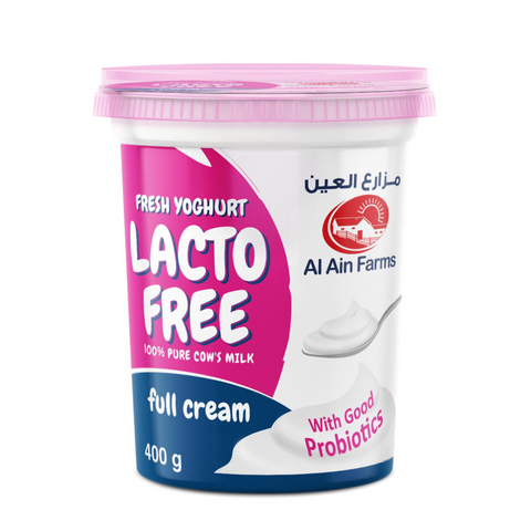 Al Ain Farms - Lactose Free Plain Yoghurt 400 gm