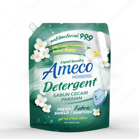 AMECO PROFESSIONAL LIQUID LAUNDRY DETERGENT FRESH SHIELD