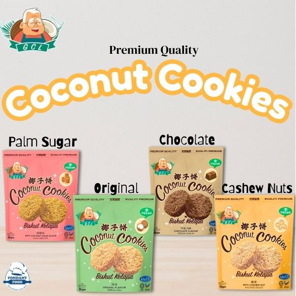 coconut palm sugar cookies GCL Coconut Cookies