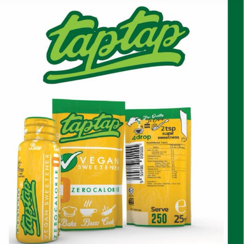 Tap Tap - ZERO calorie liquid sweetener.