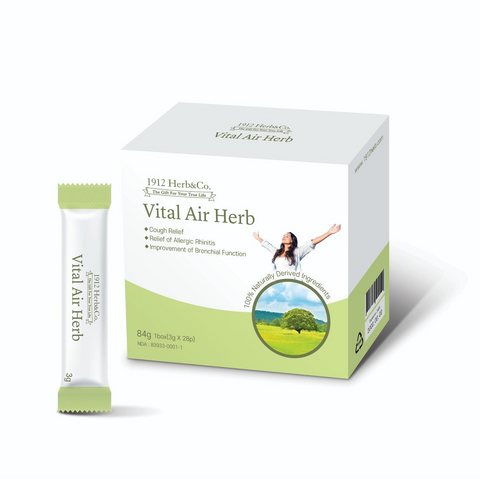 1912Herb&Co. vital Air Herb ( 폐기능 강화, 천식, 비염, 기침에 효과적인 FDA NDC OTC DRUG)