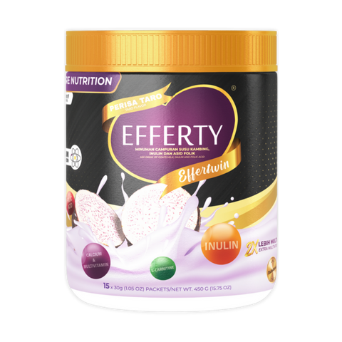 Nutritional powder milk drink for fertility (Taro flavour)