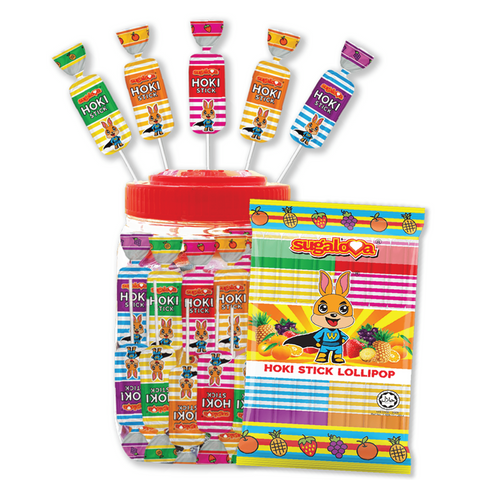 HOKI STICK LOLLIPOP (BAG / JAR)