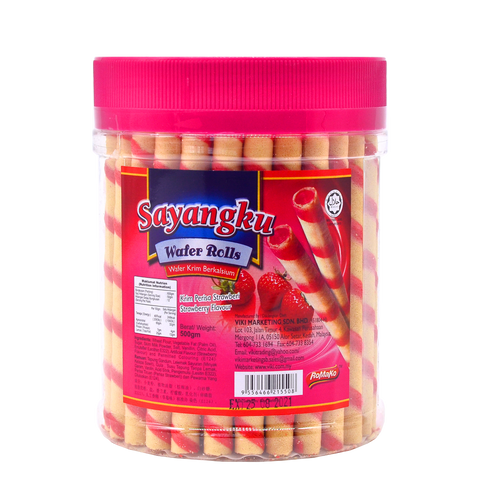 SAYANGKU WAFER ROLLS - STRAWBERRY