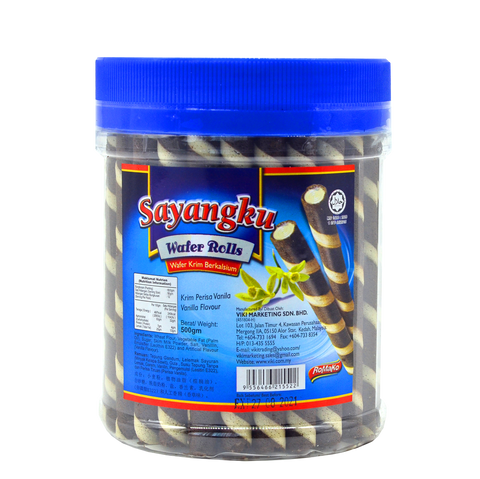 SAYANGKU WAFER ROLLS - VANILLA