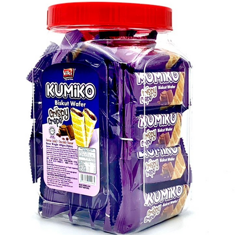 KUMIKO WAFER CREPES - CHOCOLATE (JAR)