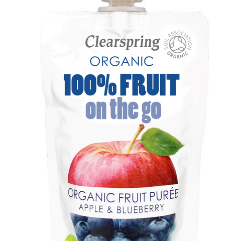 Organic 100% Fruit on the Go - Apple & Blueberry Purée