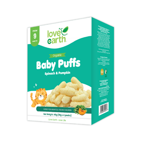 Organic baby puffs - Spinach & Pumpkin