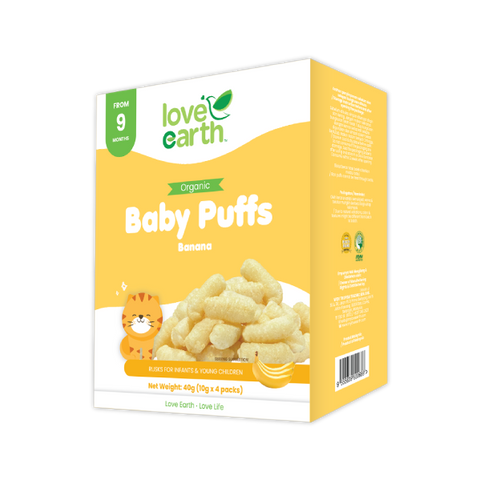 Organic baby puffs - Banana