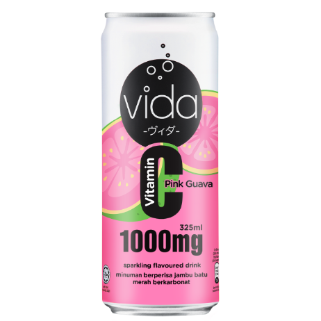 Vida C Pink Guava Sparkling Drink