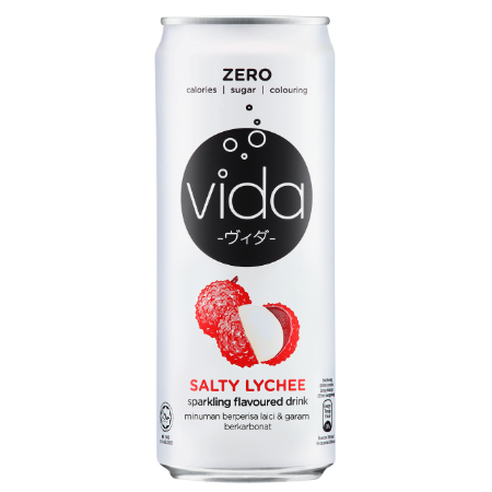 Vida Zero Salty Lychee Sparkling Drink