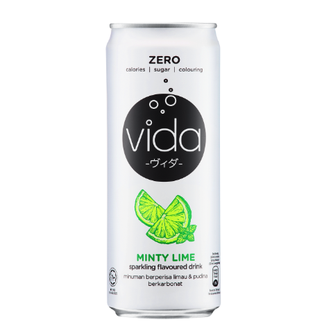 Vida Zero Minty Lime Sparkling Drink