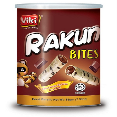 RAKUN BITES (PAPER CANISTER) - CHOCOLATE