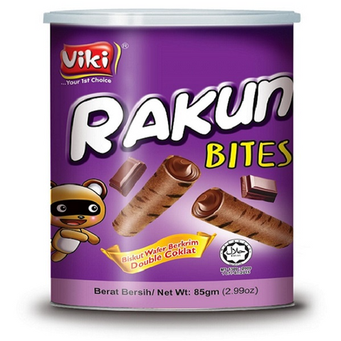 RAKUN BITES (PAPER CANISTER) - DOUBLE CHOCOLATE