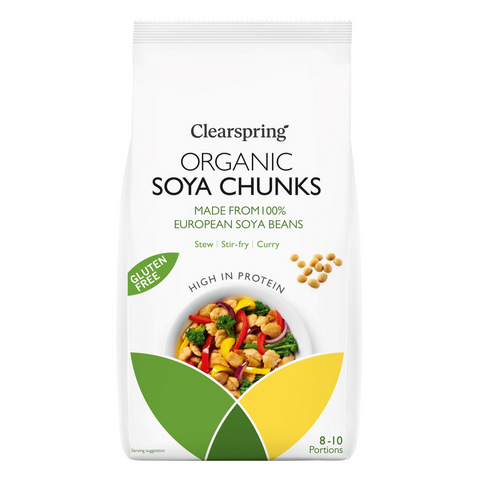 Organic Gluten Free Soya Protein - Chunks