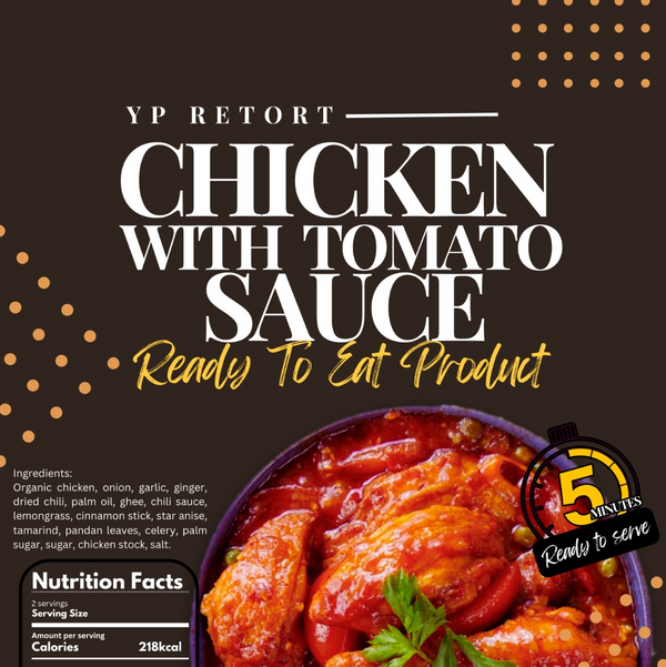 RTE, RETORT, CHICKEN, ORGANIC, TOMATO SAUCE, SPICY, HERITAGE FOOD ...