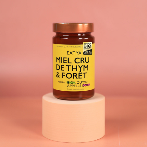 EATYA - Organic & Raw Thyme Honey 450g