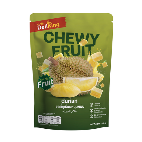 DeliKing Chewy Fruit - Durian Jelly [Retail Pack : DK01002]