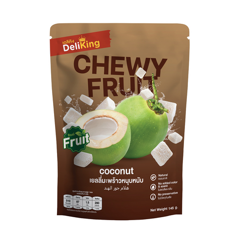 DeliKing Chewy Fruit - Coconut Jelly [Retail Pack : DK01004]