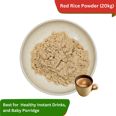 Red Rice Powder | Best for Instant Beverages, Baby Food & Gluten Free Pancake