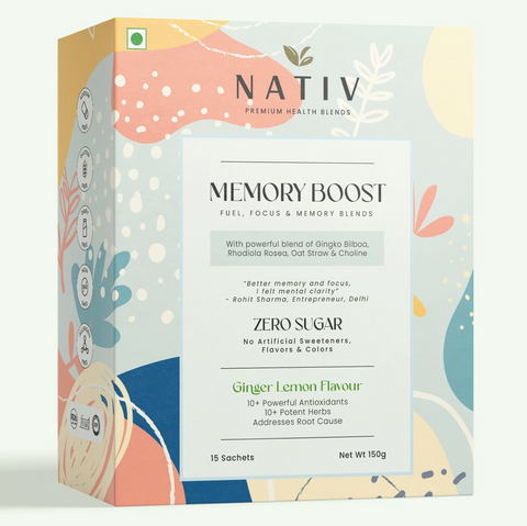 MEMORY BOOST - Natural Memory and mental clarity enhancer