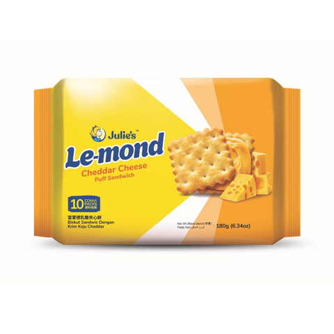 Le-mond Cheddar Cheese Puff Sandwich 180G