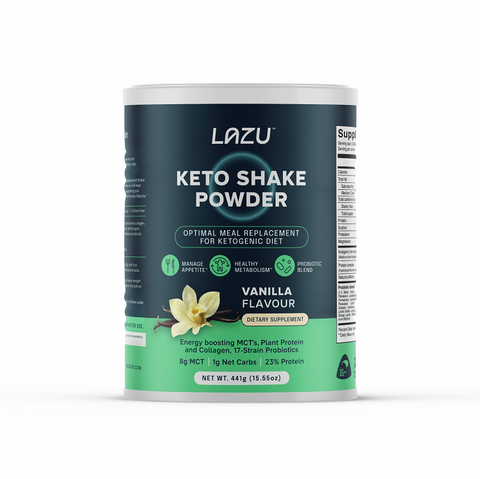 Lazu Keto Shake - Vanilla or Chocolate (tins and single serves)