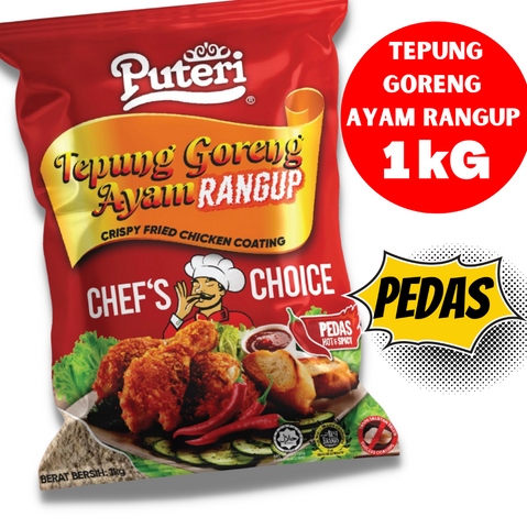 Puteri Fried Chicken Coating Spicy