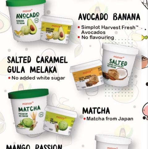 PREMIUM AVOCADO GELATO ICE CREAM