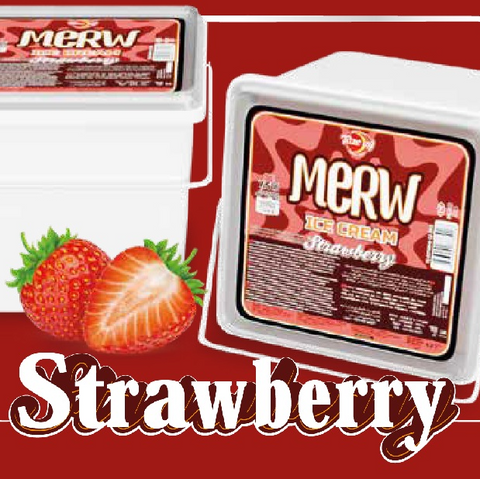 Taze ay Ice cream Merw Strawberry