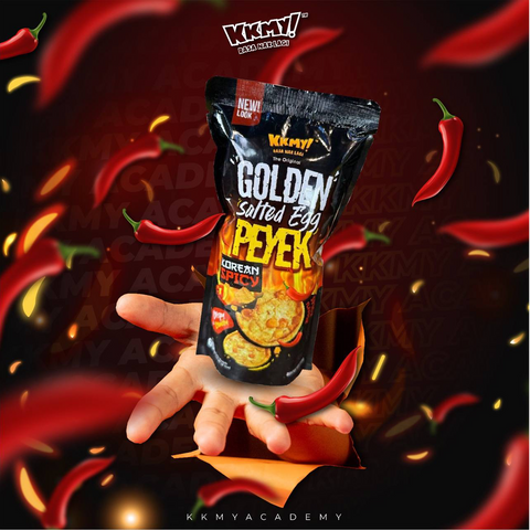 Golden Salted Egg Peyek Korean Spicy