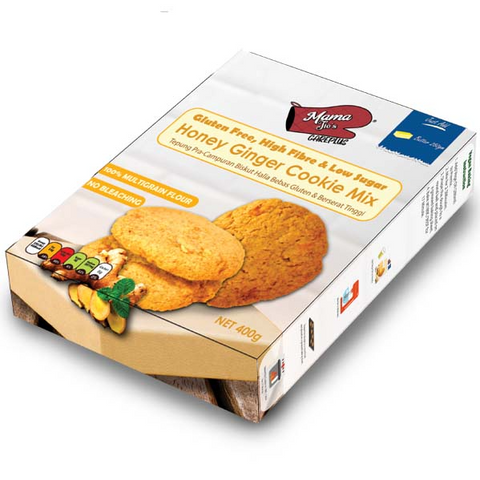 Mama Jie's Gluten Free, Low Sugar, High Fibre  Ginger Cookie Mix