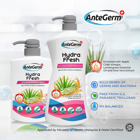 AnteGerm+ Hydra Fresh Antibacterial Hand Wash 450ml